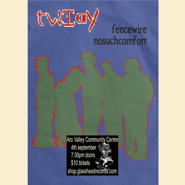 TWIAY AUS/NZ TOUR FUNDRAISER 4/9/26 @ARO VALLEY COMMUNITY CENTRE